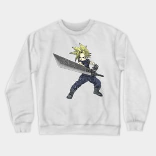 CLUD STRIFE NO KATANA Crewneck Sweatshirt